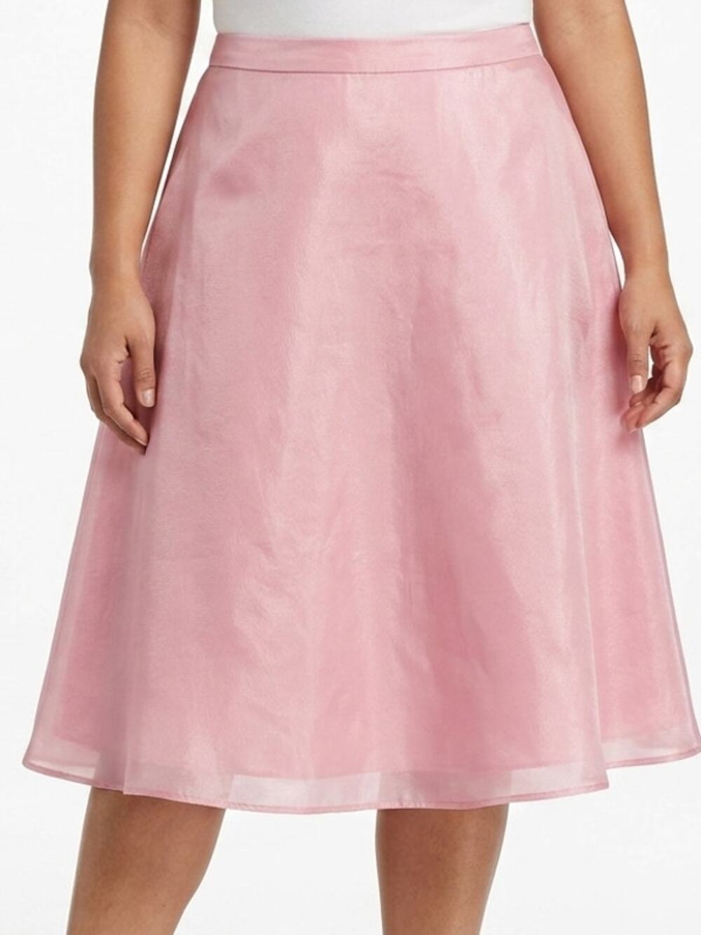 David's Bridal 8552AP Made in USA A-Line Knee Length Skirt Women Size 6
